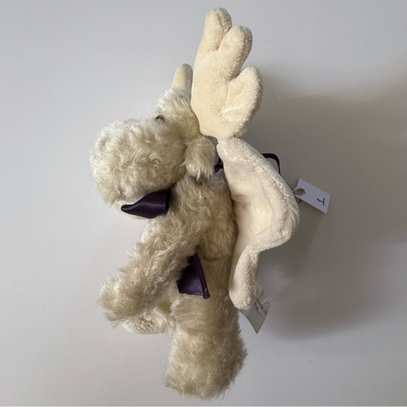 Boyds Bears ~ Set of Three Athena Plush Moose Angel Ornaments - Picture 5 of 13